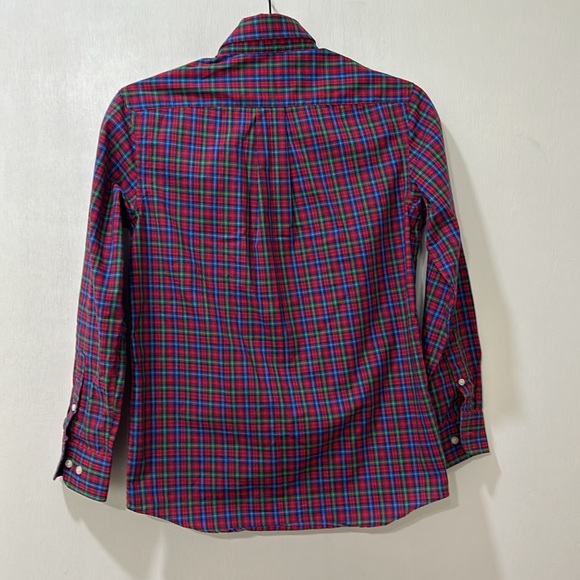 LAUREN RALH LAUREN BOYS  BUTTON DOWN SHIRT PLAID Sz14 - Picture 2 of 10